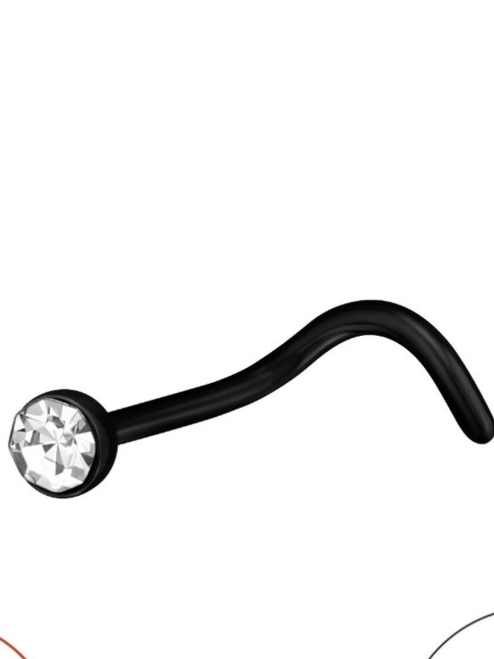 Titanium Nose Stud 08mm